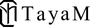 Tayam Jewellery logo in bold black typography on white background