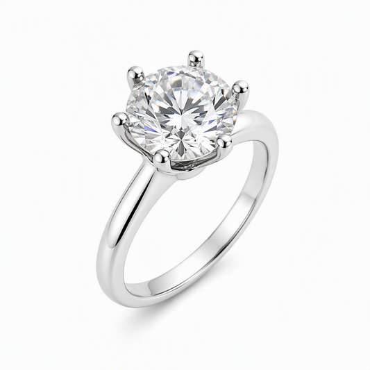 Round brilliant solitaire close-up โ 1.5ct D/E VVS lab grown | Tayam Sydney