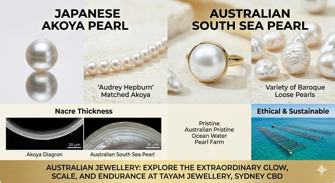 White South Sea vs. Akoya: Why Sydney Locals Choose Australian Pearls Tayam Jewellery