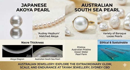 White South Sea vs. Akoya: Why Sydney Locals Choose Australian Pearls Tayam Jewellery