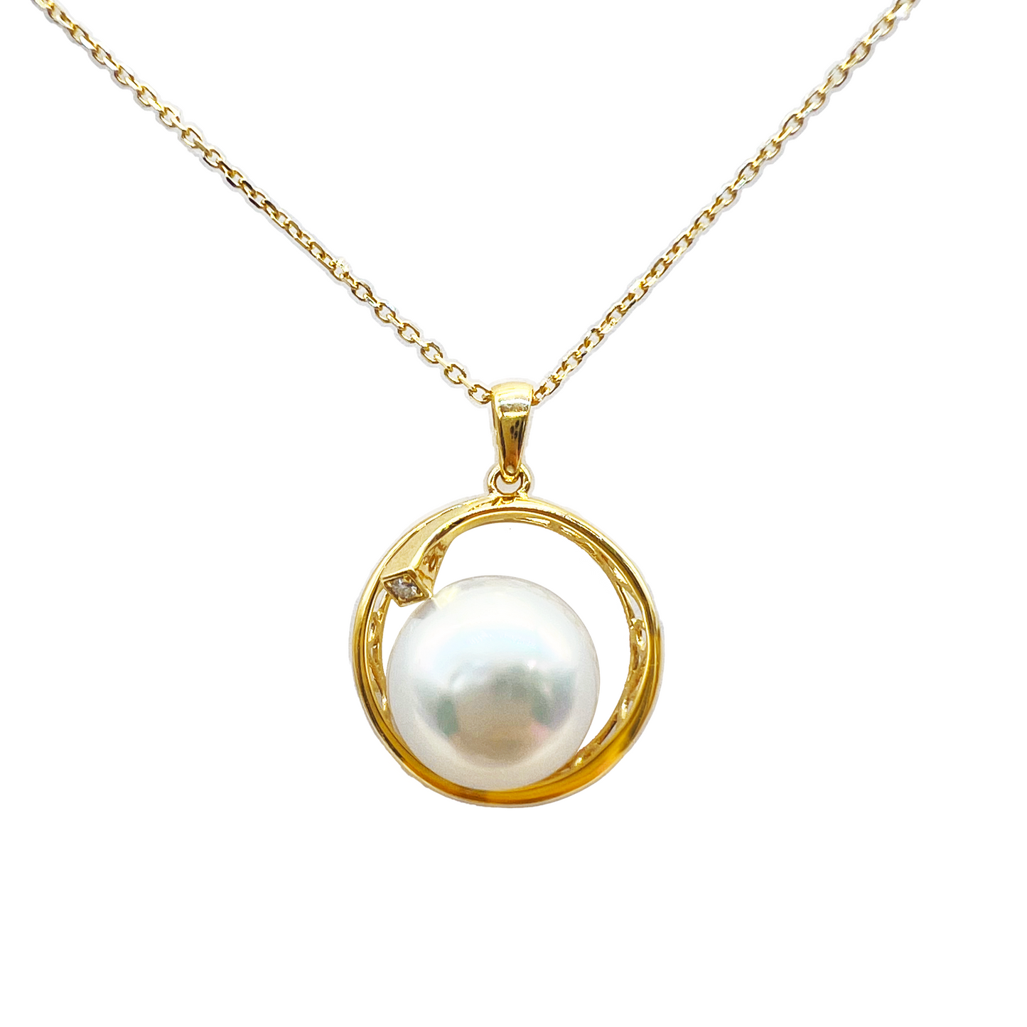 18k Yellow Gold Australian South Sea Pearl Necklace | Tayam Jewellery