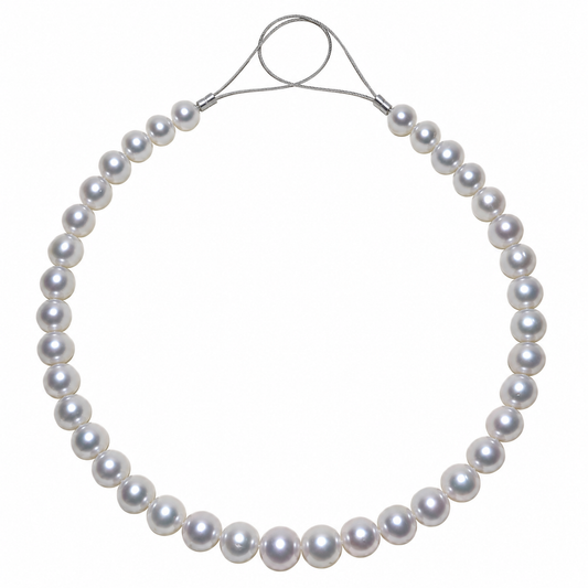 11.05-14.45mm South Sea pearl strand, 35 pearls, statement size, gem-like iridescence | Tayam Sydney CBD