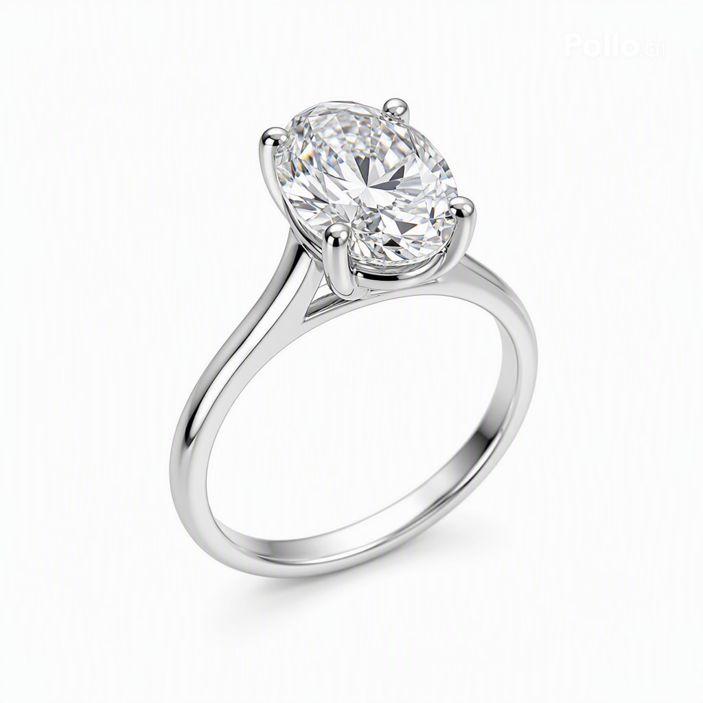 Two carat oval diamond close-up — D/E VVS lab grown | Tayam Sydney