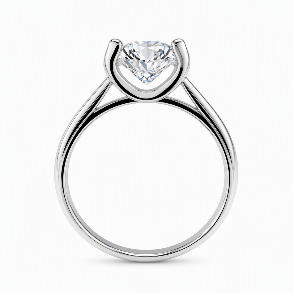 1ct round lab grown diamond classic solitaire engagement ring | Tayam Sydney CBD