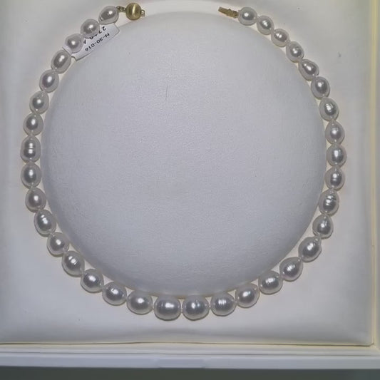 8-11mm South Sea Pearl Strand 35 Pearls 18K Yellow Gold Clasp | Tayam Sydney CBD