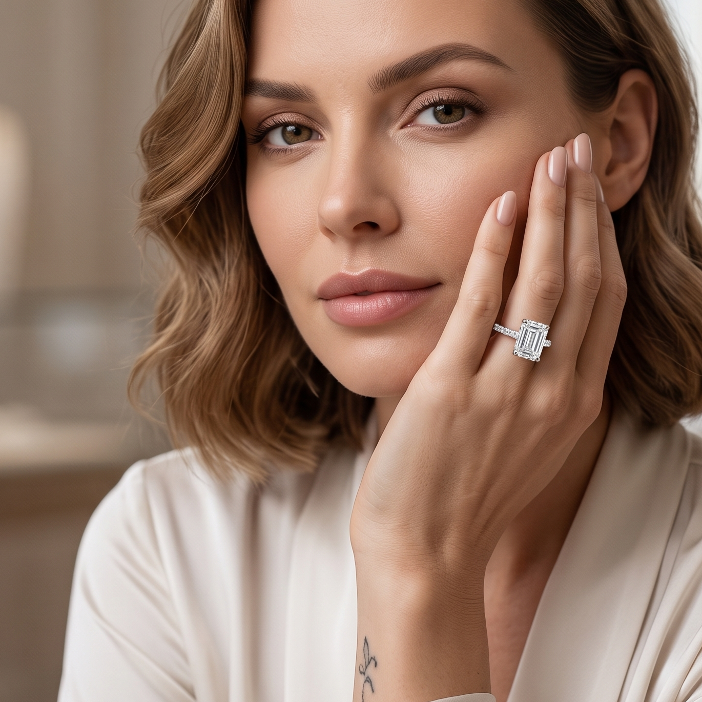 Tayam 1.5ct Emerald Cut Lab Grown Diamond Engagement Ring | Bespoke Sydney | Tayam Jewellery