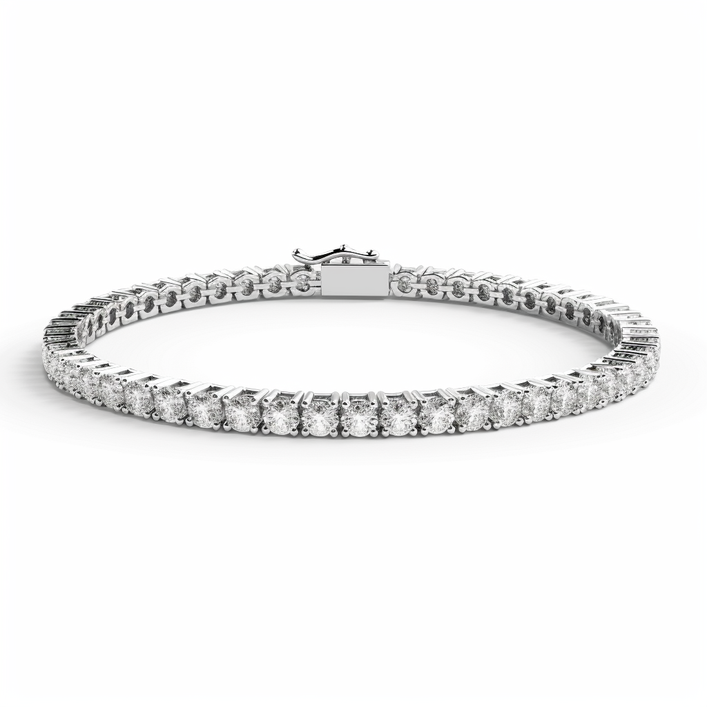 18K WG Diamond Tennis Bracelet | Tayam Jewellery