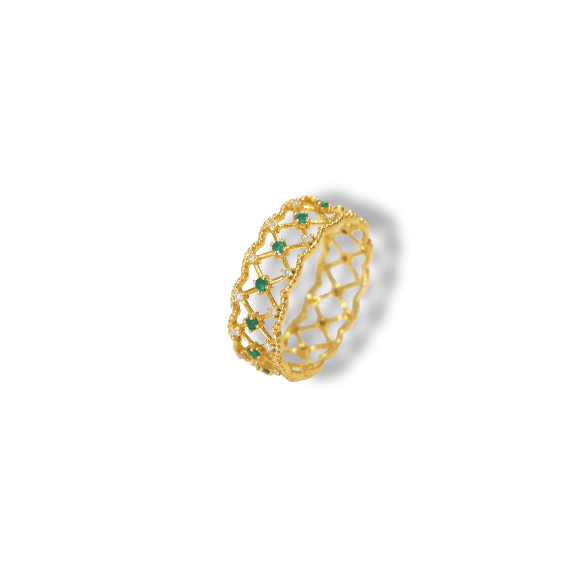 18K YG Lace ring | Tayam Jewellery