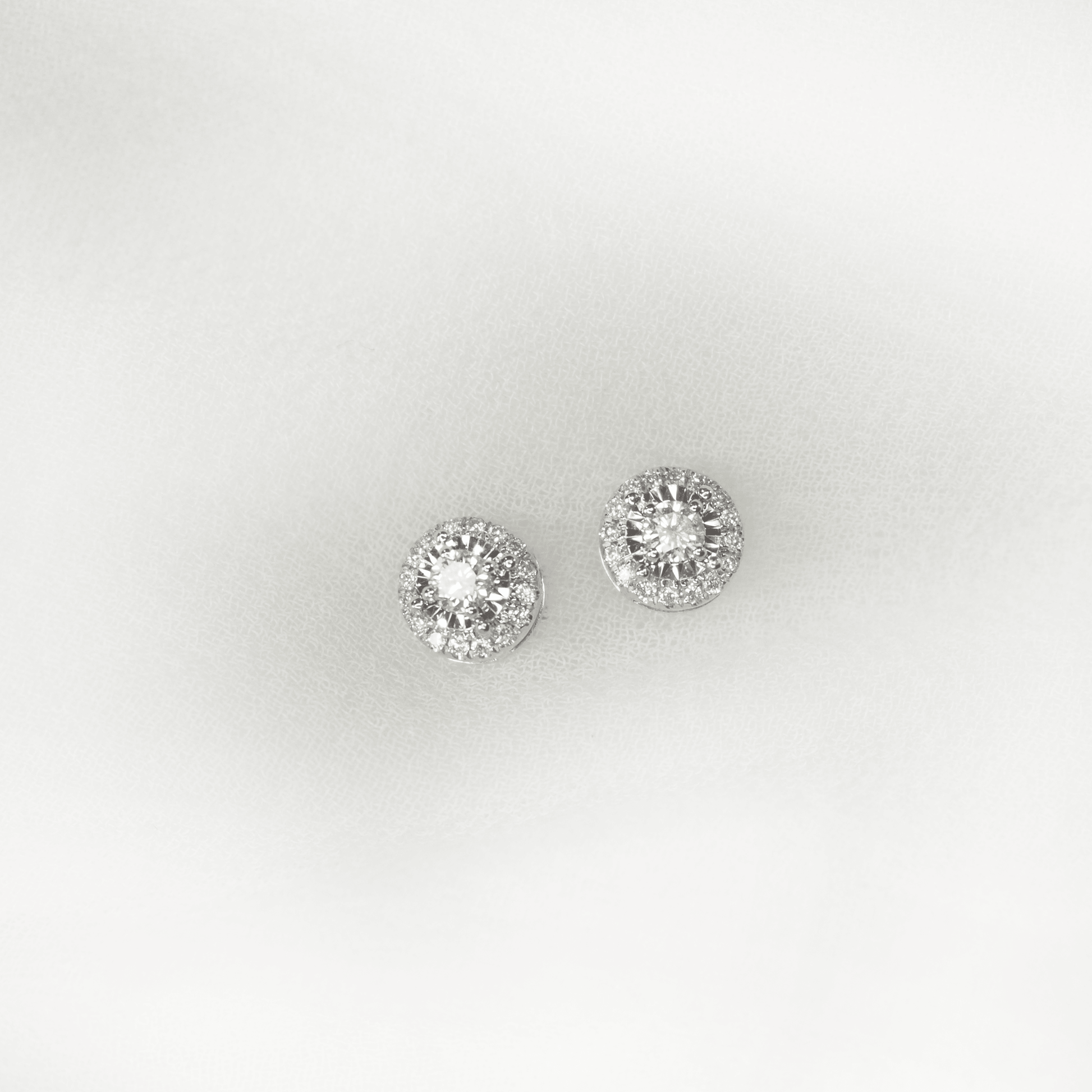 Halo Diamond earring | Tayam Jewellery