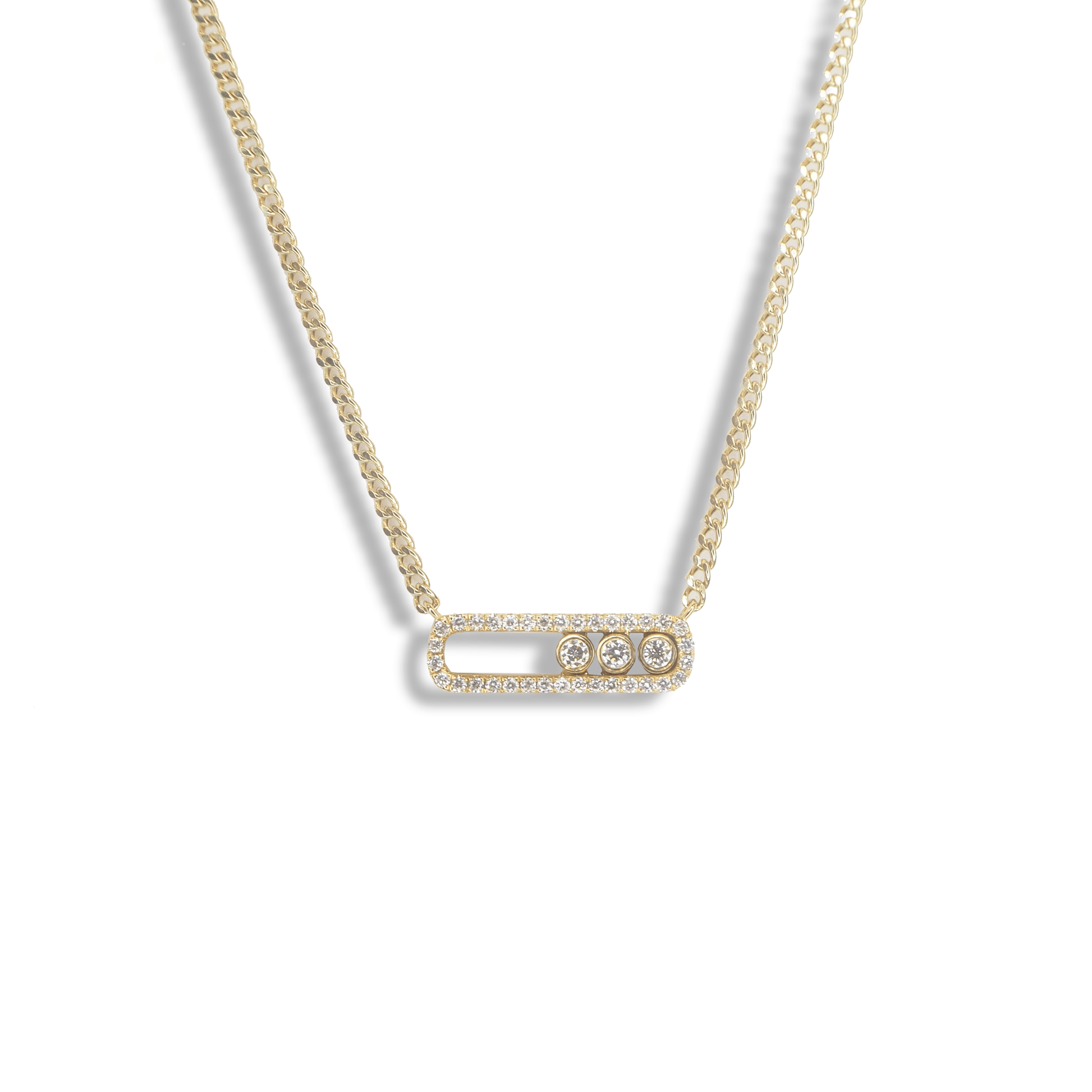 Moving Diamonds Necklace | Tayam Jewellery