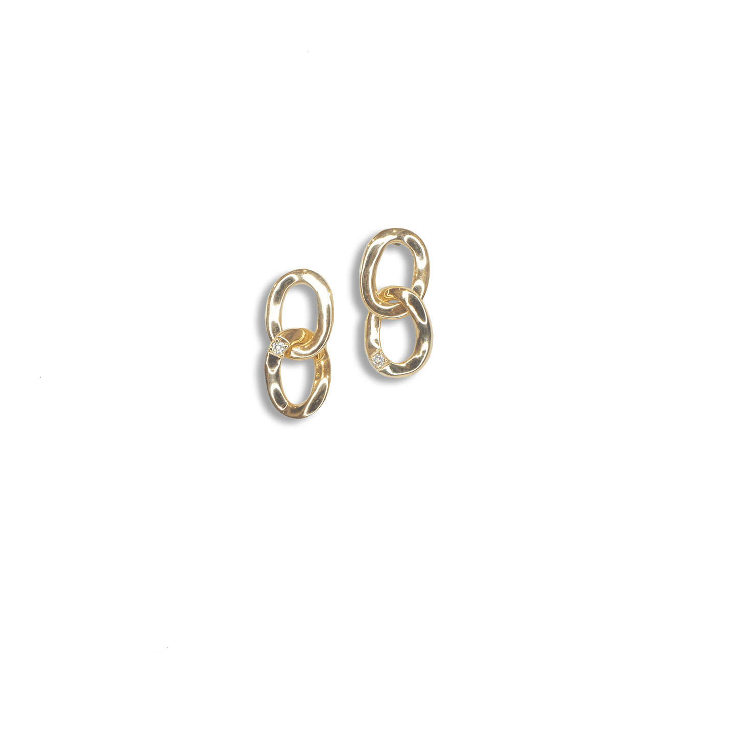 Chain Earring with diamond | Tayam Jewellery