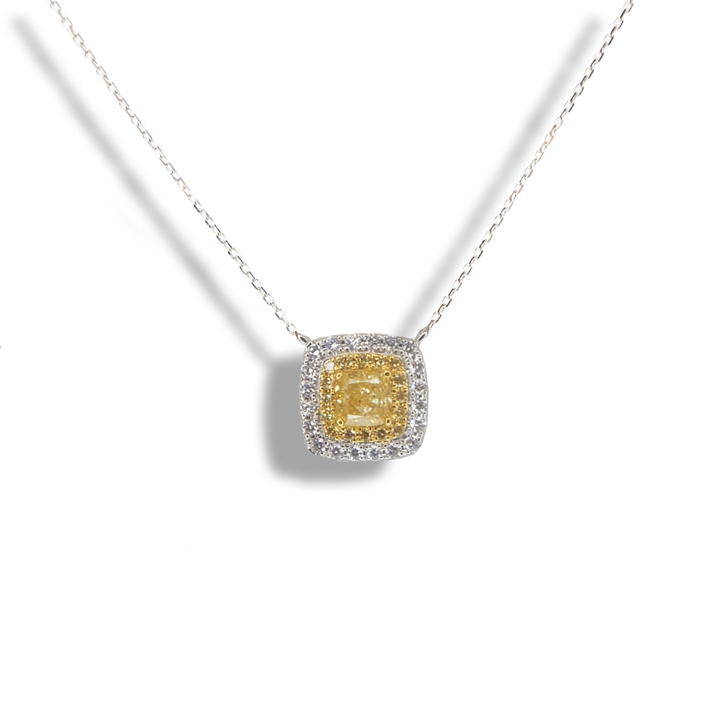 Yellow Diamond Necklace | Tayam Jewellery